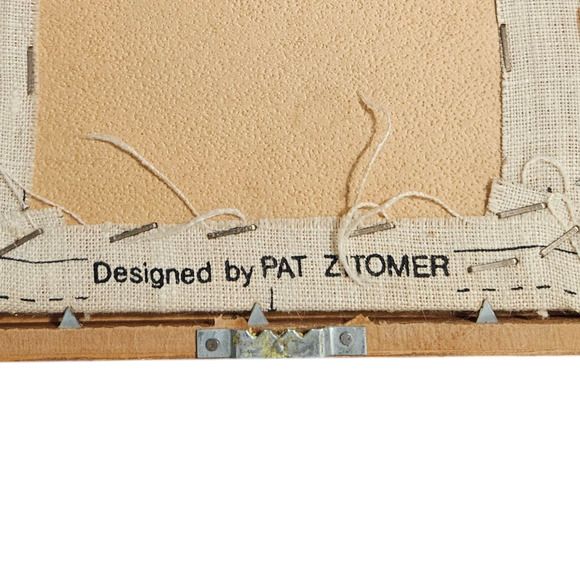 Vintage Dimensions Crewel Embroidery Art Geisha Scene Pat Zitomer Framed - Picture 5 of 6